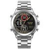 Годинник наручний Patriot 017 Ваше Лого Silver-Black Steel фото 2
