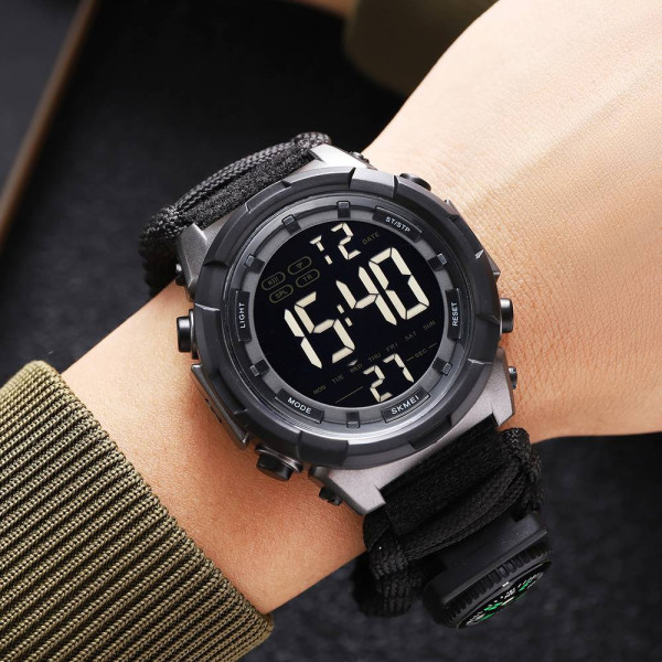 Мужские часы Skmei 1845NBK Black фото 4