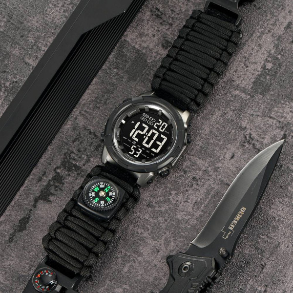 Мужские часы Skmei 1845NBK Black фото 6