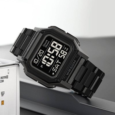 Skmei 2264BKGYBK Black-Grey-Black