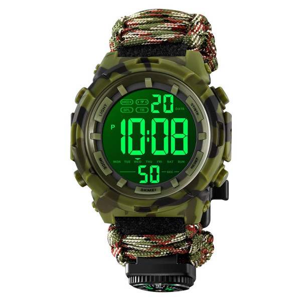 Чоловічий годинник Skmei 1845NCMAG Camo Green фото 3
