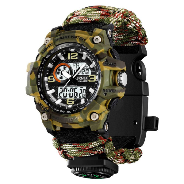 Чоловічий годинник Skmei 1283NCMAG Camo Green фото 1