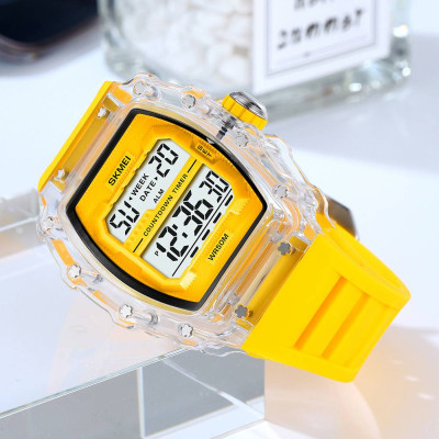 Skmei 2296WTYL White-Yellow