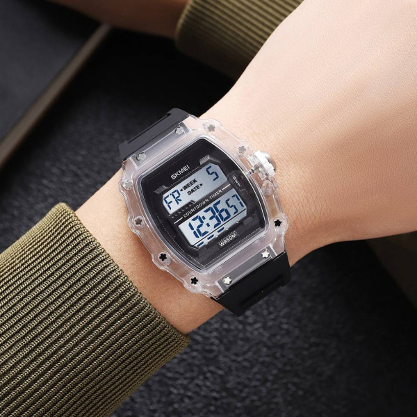 Мужские часы Skmei 2296WTBK White-Black фото 5