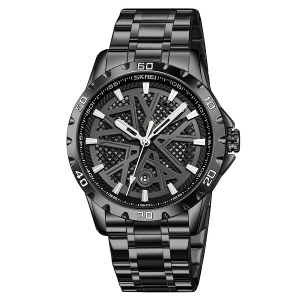 Мужские часы Skmei 9337BKBK Black фото 1