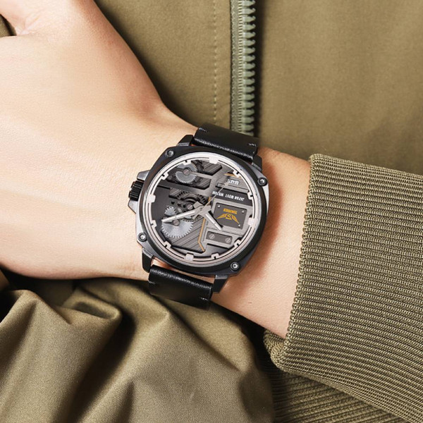 Чоловічий годинник Skmei 2289BK Black фото 4