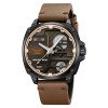 Чоловічий годинник Skmei 2289BKLBN Black-Light Brown фото 2