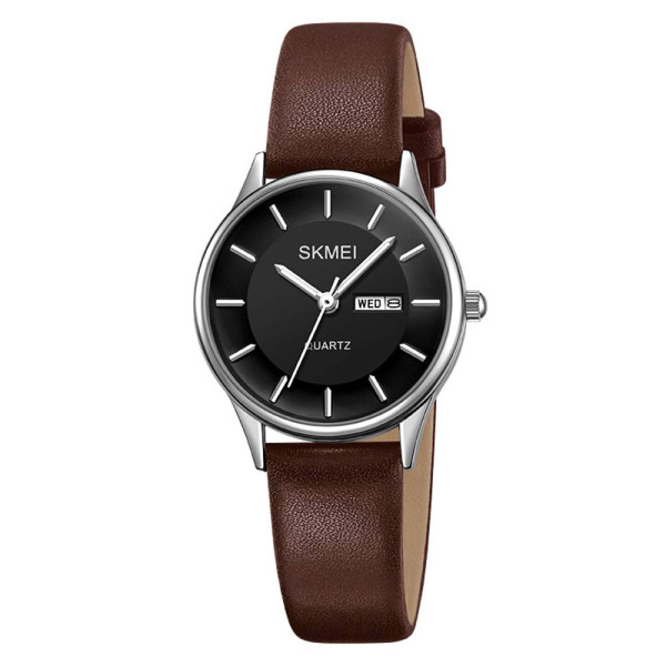 Женские часы Skmei 2251SIBN Silver-Brown