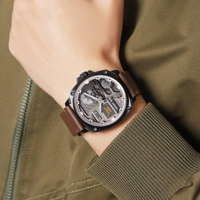 Skmei 2289BKBN Black-Brown