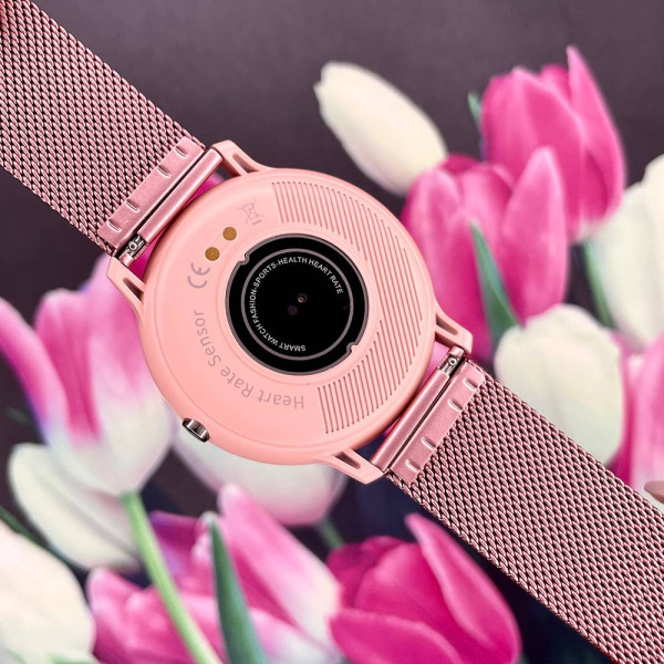 Смарт часы Modfit Business Pink Mesh 41 мм. фото 11