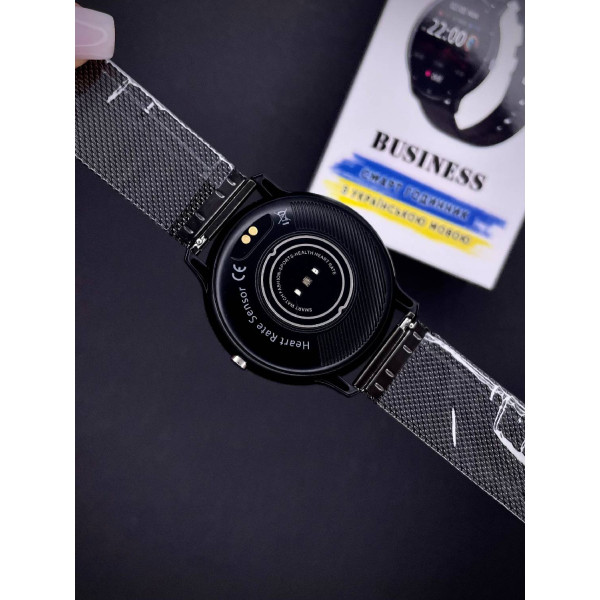 Смарт часы Modfit Business All Black Mesh 41 мм. фото 15