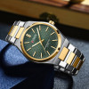 Чоловічий годинник Curren 8439 Silver-Gold-Green фото 5
