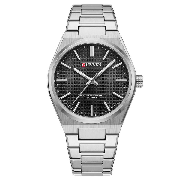 Мужские часы Curren 8439 Silver-Black фото 1