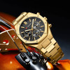 Чоловічий годинник Curren 8440 Gold-Black фото 3