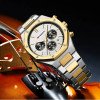 Чоловічий годинник Curren 8440 Silver-Gold-White фото 5