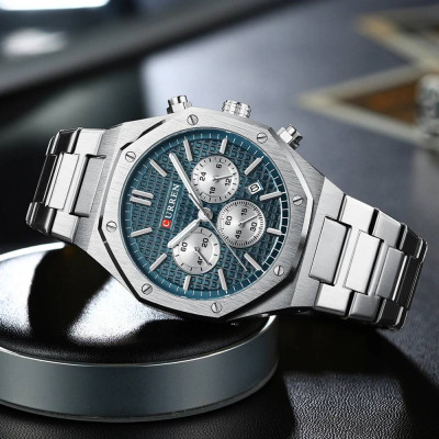 Curren 8440 Silver-Blue