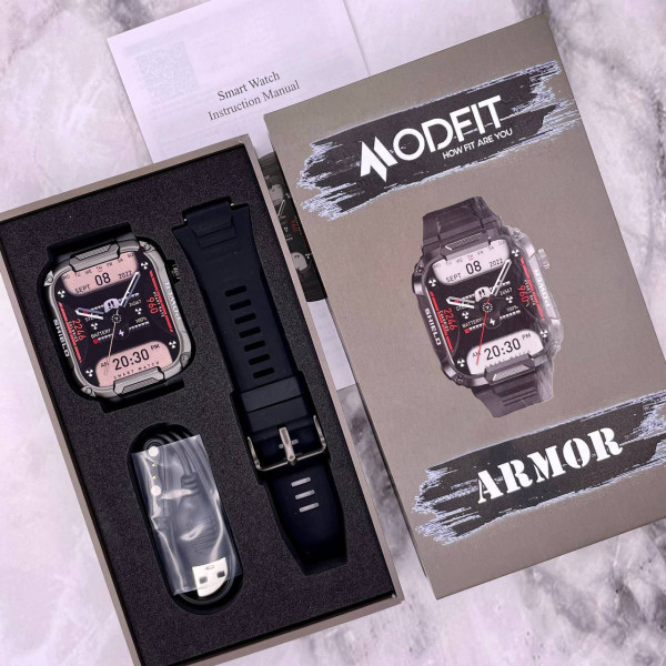 Смарт часы Modfit Armor All Black фото 3