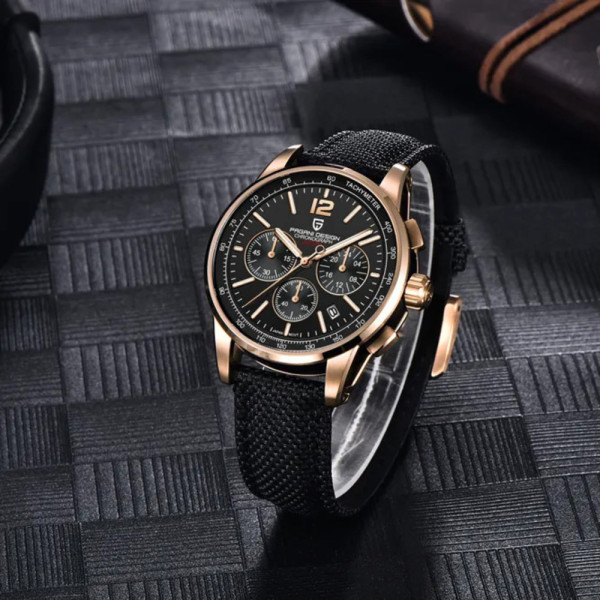 Мужские часы Pagani Design YS008 Rose Gold-Black фото 5