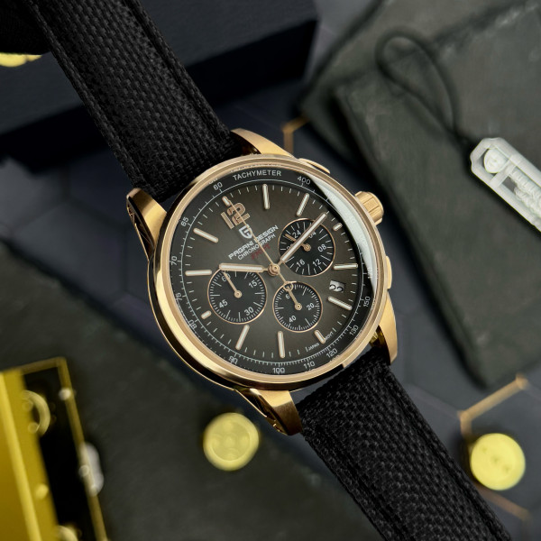 Мужские часы Pagani Design YS008 Rose Gold-Black фото 8
