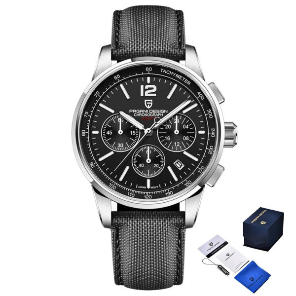 Чоловічий годинник Pagani Design YS008 Silver-Black фото 1