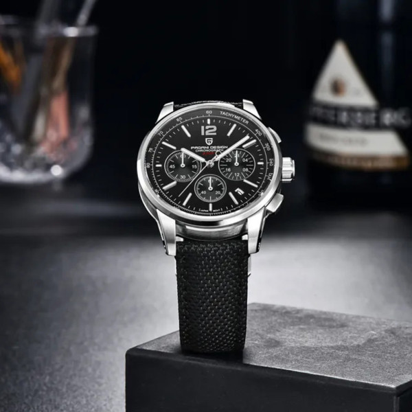 Чоловічий годинник Pagani Design YS008 Silver-Black фото 4