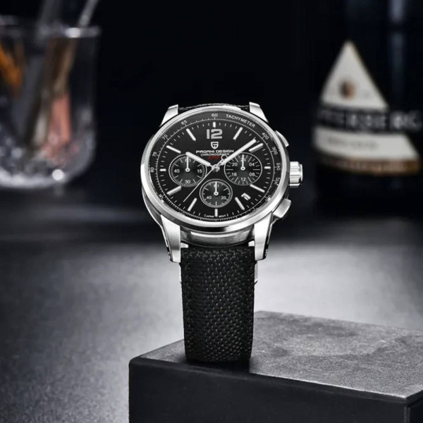 Чоловічий годинник Pagani Design YS008 Silver-Black фото 4