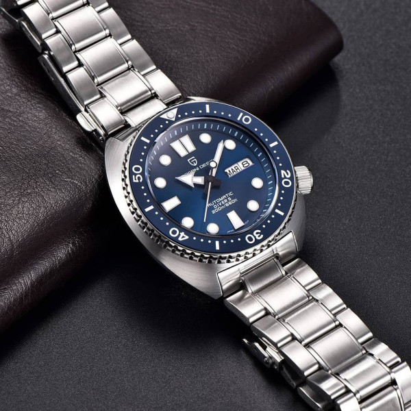 Мужские часы Pagani Design PD-1696 Silver-Blue фото 5