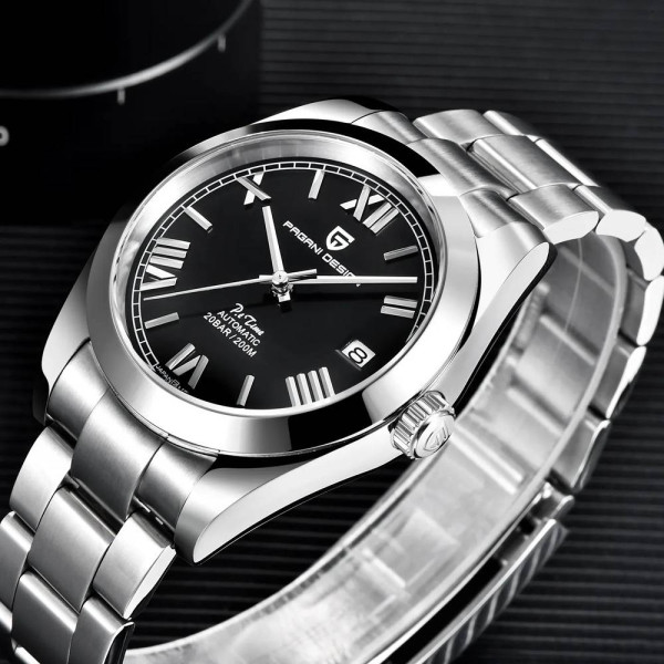 Мужские часы Pagani Design PD-1691 Silver-Black фото 5