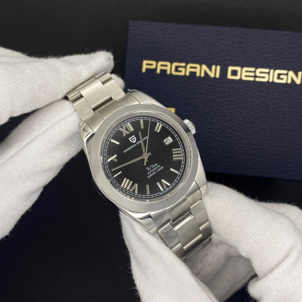 Чоловічий годинник Pagani Design PD-1691 Silver-Black фото 6