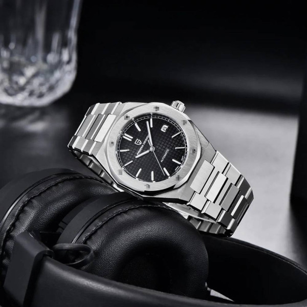 Мужские часы Pagani Design PD-1673 Silver-Black фото 6