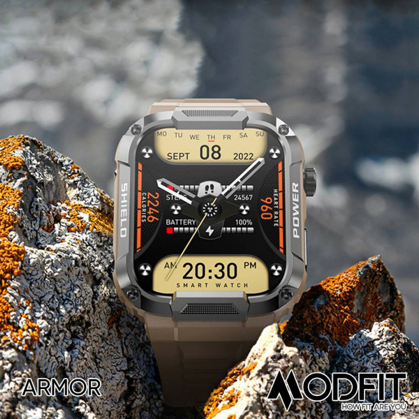 Розумний годинник Modfit Armor Army Green фото 14