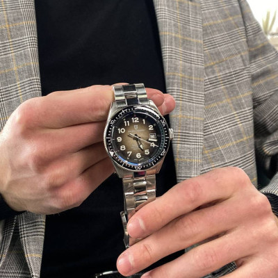 Pagani Design PD-1649 Silver-Black Metal