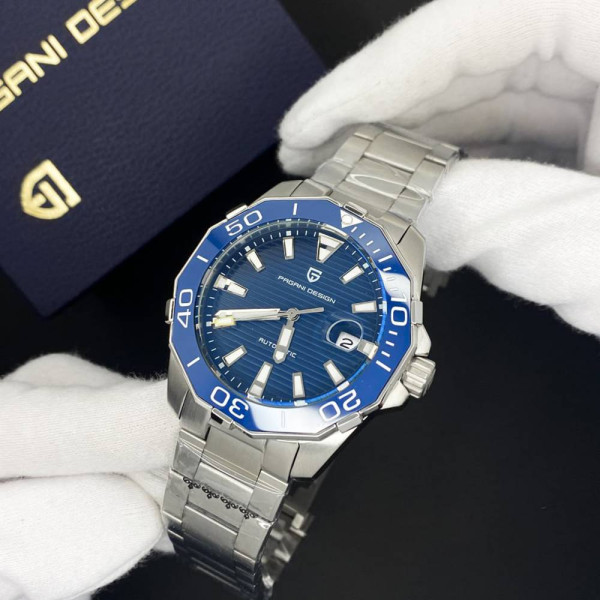 Мужские часы Pagani Design PD-1617 Silver-Blue фото 8