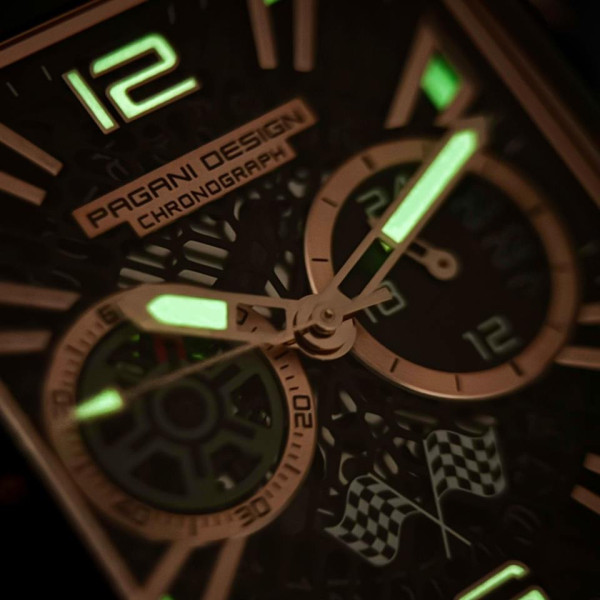 Мужские часы Pagani Design PD-1725 Black-Black фото 8