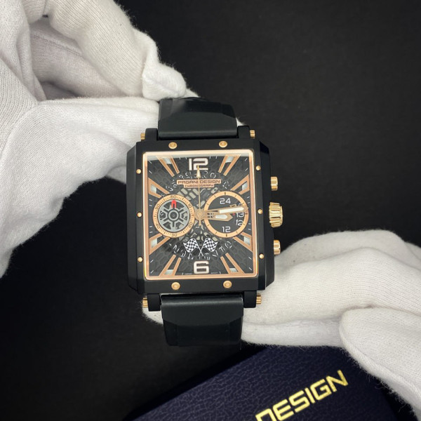 Чоловічий годинник Pagani Design PD-1725 Black-Black фото 7