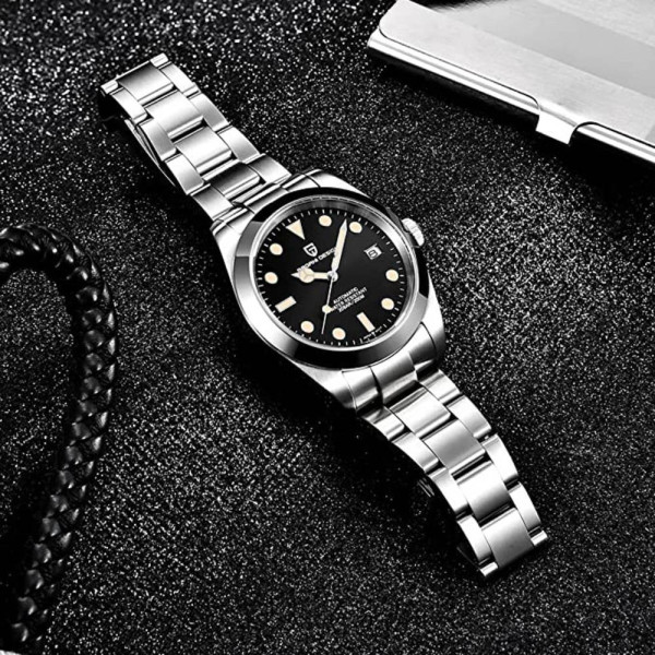 Мужские часы Pagani Design PD-1716 Silver-Black фото 3