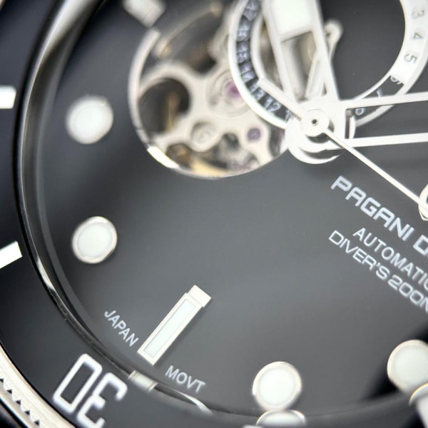 Мужские часы Pagani Design PD-1736 Silver-Black фото 9