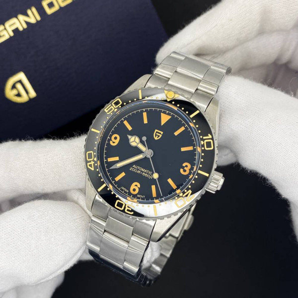 Мужские часы Pagani Design PD-1755 Silver-Black фото 7