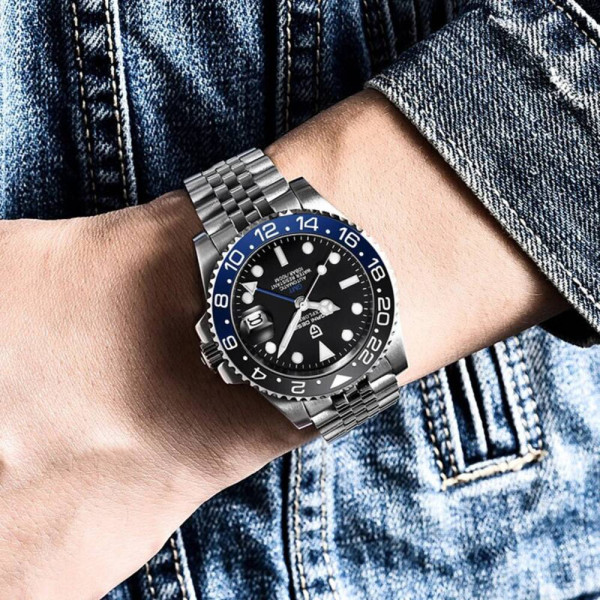 Мужские часы Pagani Design PD-1662 Silver-Black-Blue фото 4