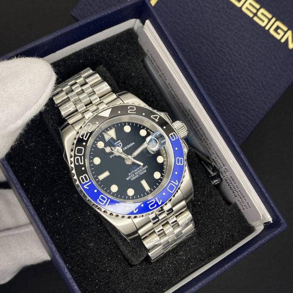 Мужские часы Pagani Design PD-1662 Silver-Black-Blue фото 6