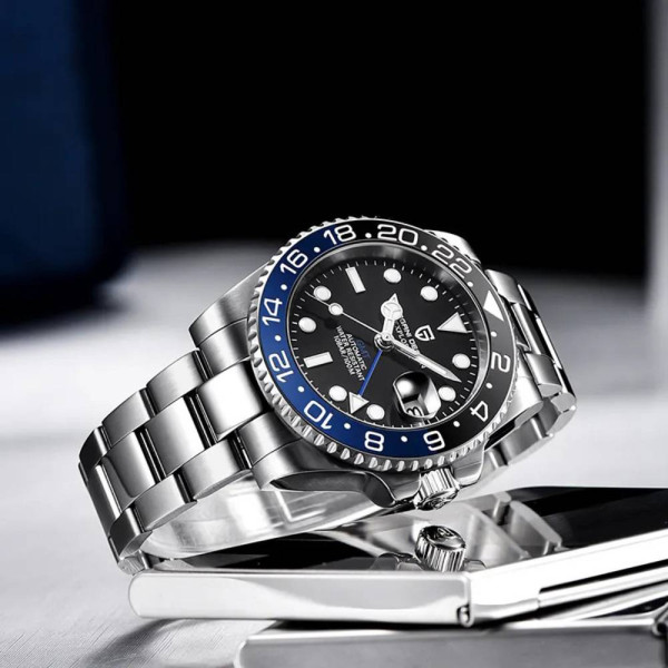 Мужские часы Pagani Design PD-1662 Silver-Black-Blue фото 4