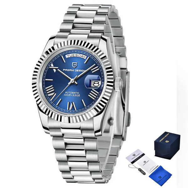 Мужские часы Pagani Design PD-1752 Silver-Blue фото 1
