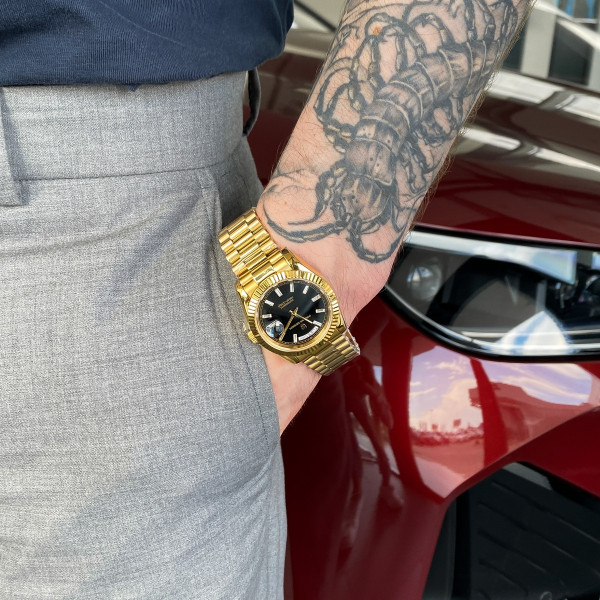 Чоловічий годинник Pagani Design PD-1752 Gold-Black фото 9