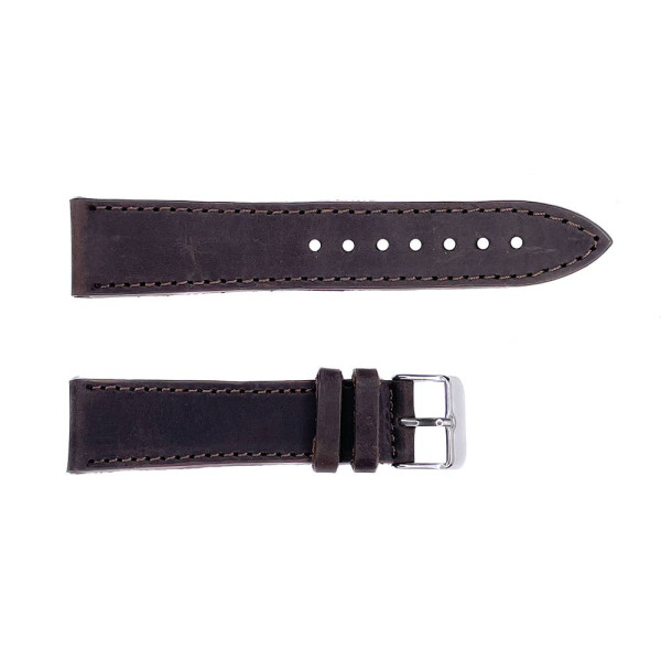 Ремешок кожанный 116 20x18 коричневий Crazy Horse фото 1