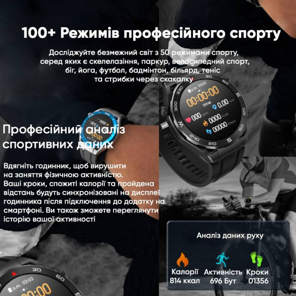 Смарт часы Modfit SK4 Ultimate Black фото 16