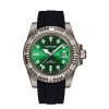 Жіночий годинник Sanda 9007 Black-Green фото 2