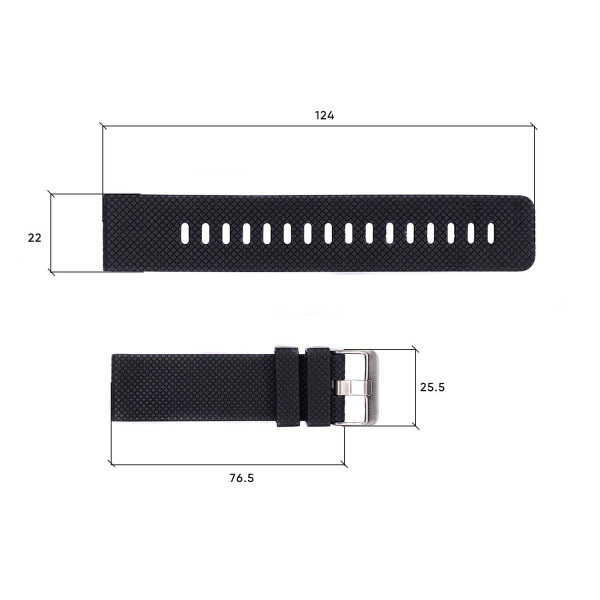 Ремінець для годинника Skmei 1416/1418/1267/1285/1293/1426/1866/1894BK Black фото 4