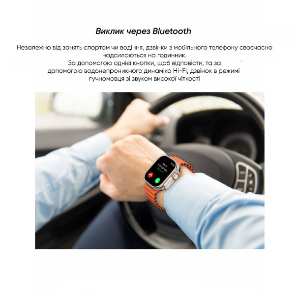 Розумний годинник Modfit S28 Ultra Silver фото 12