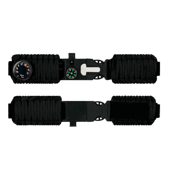 Ремешок паракордовый многофункциональный Black фото 1