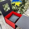 Аксесуари для годинників Подарункова картонна коробочка для годинника чорно-червона з тризубом фото 5